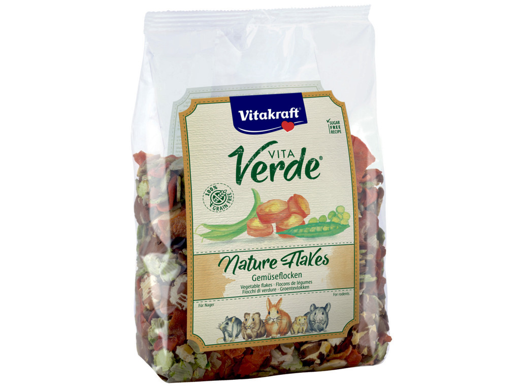 VITAKRAFT VITA VERDE NATURE FLAKES GNAVERGODBID 400g