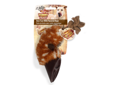 YUMMY FEAST DEER FOOT WITH FLAVORED ROPE