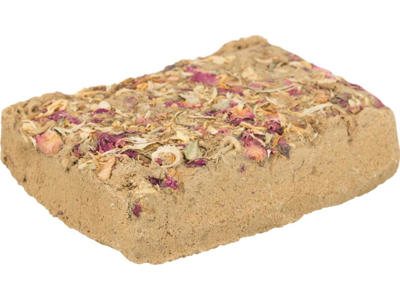 Mursten af ler m. blomster, 100 g