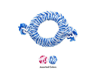 Kong rope ring puppy mix M. 18x33x2,5CM