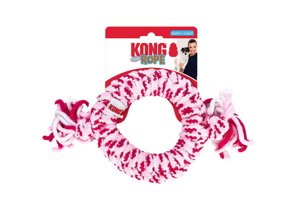 Kong rope ring puppy mix M. 18x33x2,5CM