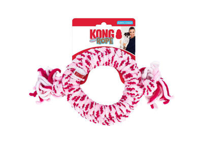 Kong rope ring puppy mix M. 18x33x2,5CM