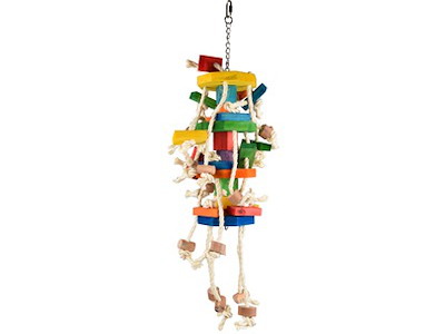 Papegøje Legetøj Rainbow CIS Multi 72 cm