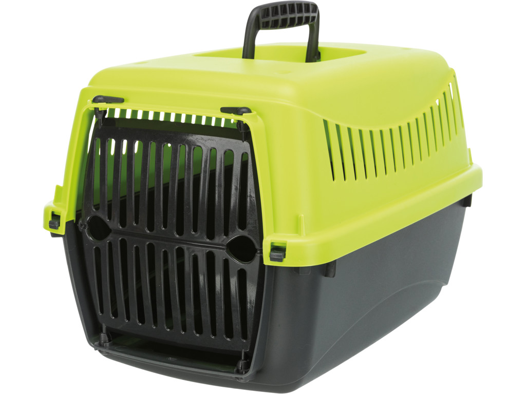 Capri XS transport box, XS: 26 x 25 x 39 cm, grå/grøn