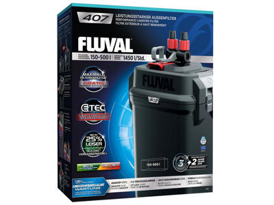 FLUVAL 407, 1450 LTR./T. 23W. 150-500 L.