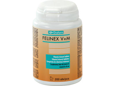 DIAFARM FELINEX V M VITAMINTABLETTER 200 TABL