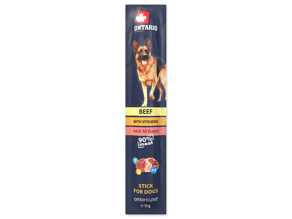 ONTARIO Stick for dogs beef 15g