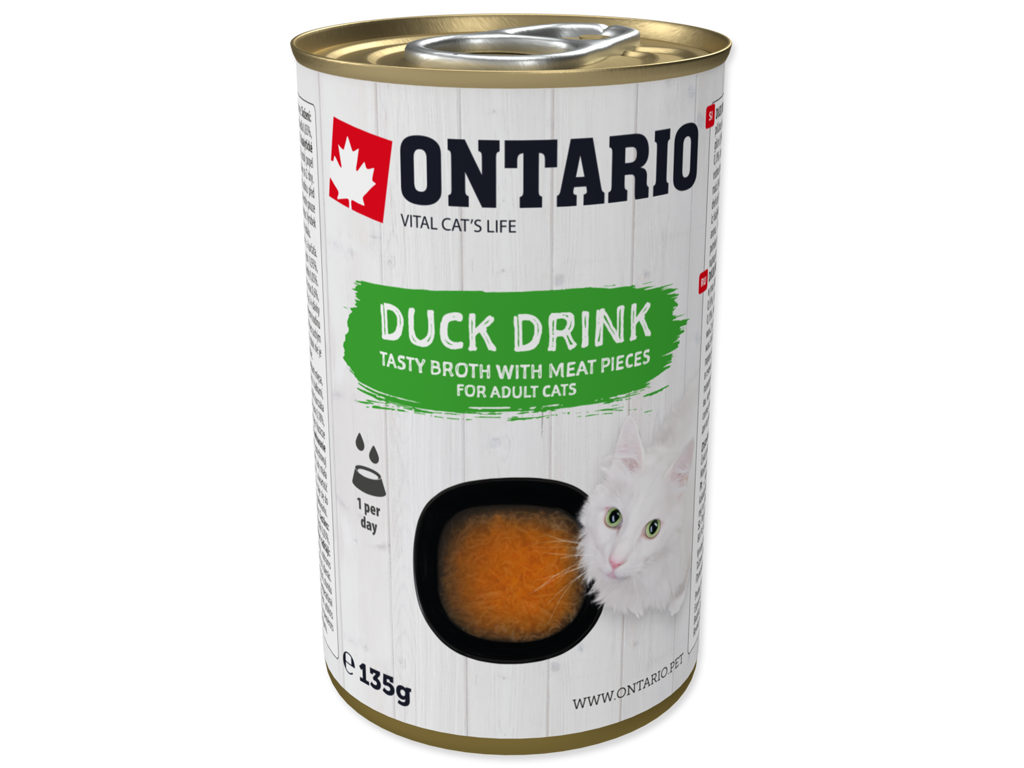Ontario Cat Drink Duck 135g