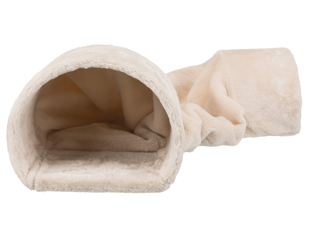  Cuddly Tunnel t/kaniner/marsvin, plys, 80 x 27 x 21 cm,beige