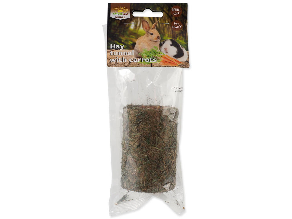 Nature Land nibble høtunnel med gulerødder 125g