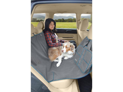 Kurgo fuld bagsædebetræk grå/blå
