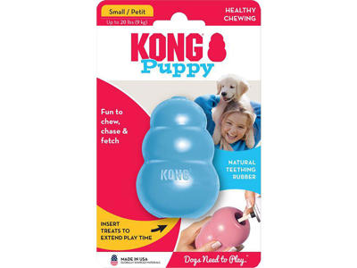 KONG PUPPY Lyseblå og Lyserød ass.farver str.S