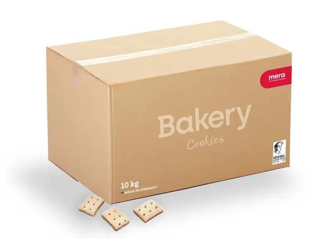 MERA Cookies Hundekiks 10 kg – Ovnbagte Hundegodbidder ca. 3 cm