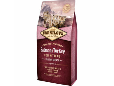Carnilove Salmon & Turkey for Kittens - Healthy Growth 2 kg