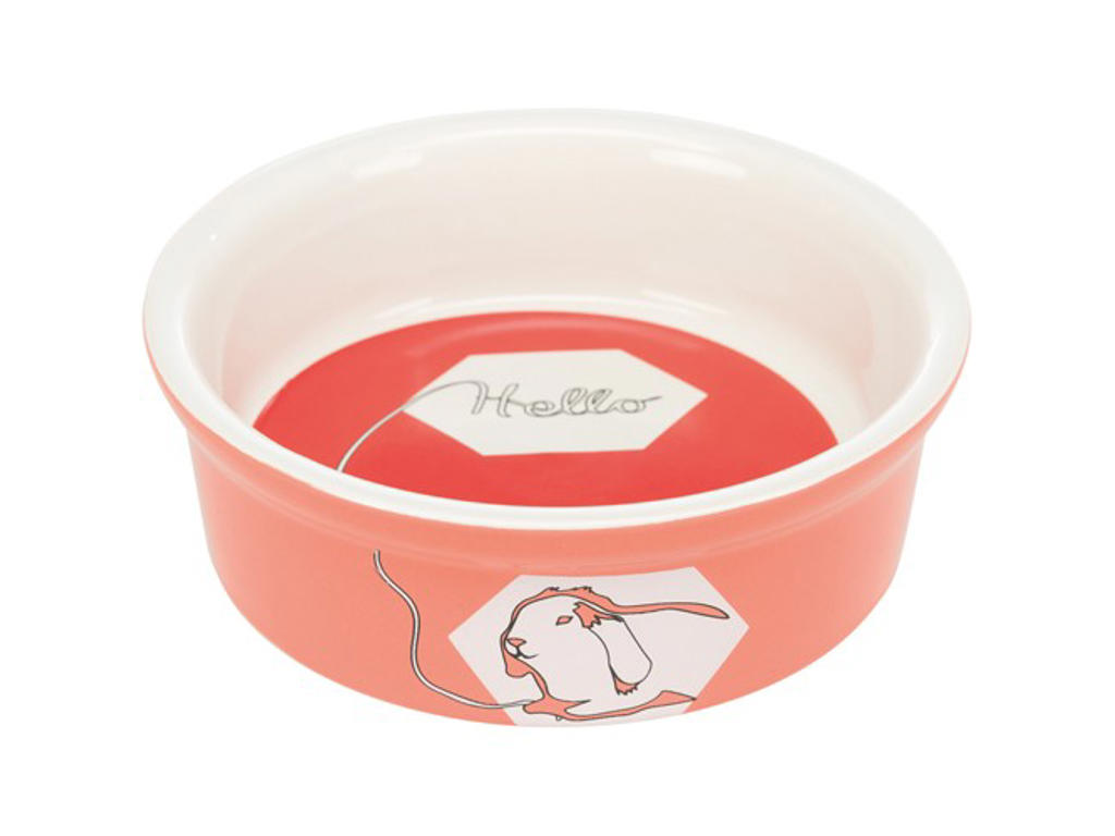 Skål, comic kanin, keramik, 240 ml/ø 11 cm