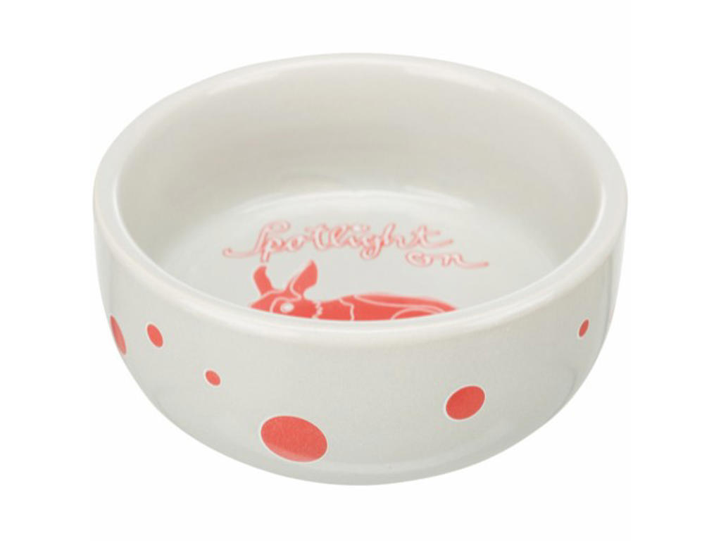 Skål, comic kaniner, keramik, 250 ml/ø 11 cm