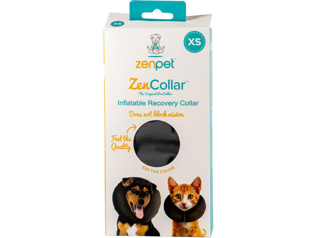 Zencollar oppustelig nakkekrave hund XS ca 7-15cm