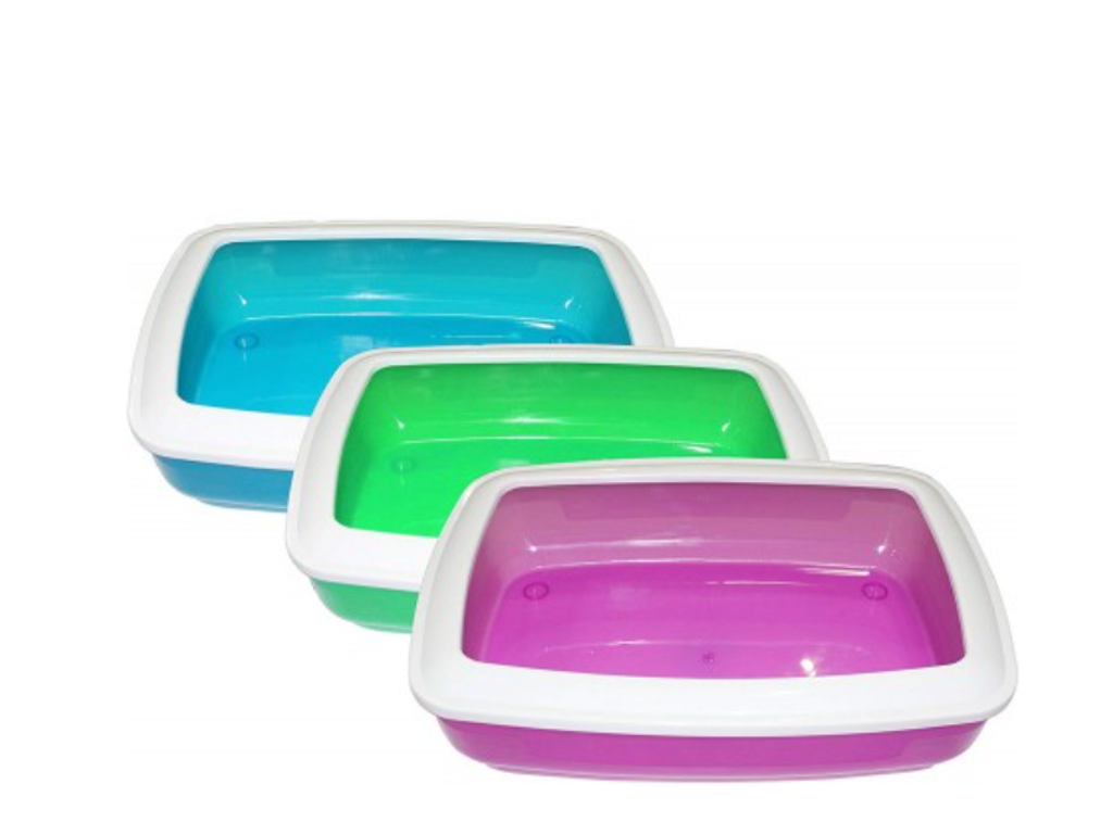 KATTEBAKKE MED KANT ASS.FARVER