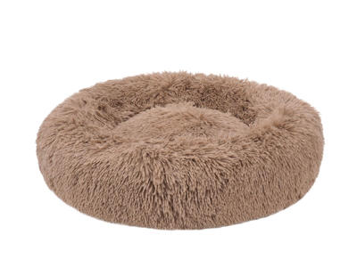 Fluffy hundeseng S, brun 58,5x58,5cm