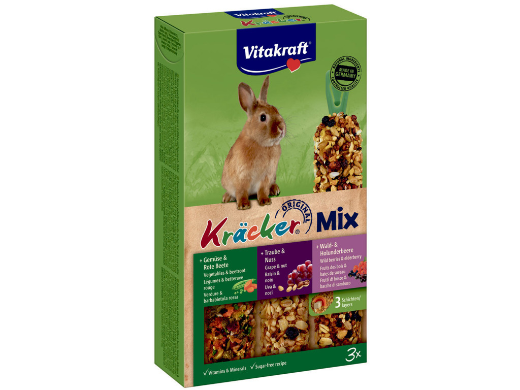 VITAKRAFT GRØNTSAG/NØD/SKOVBÆR 168 G