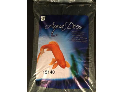 Akvariegrus sort 1-3 mm 9 kg.