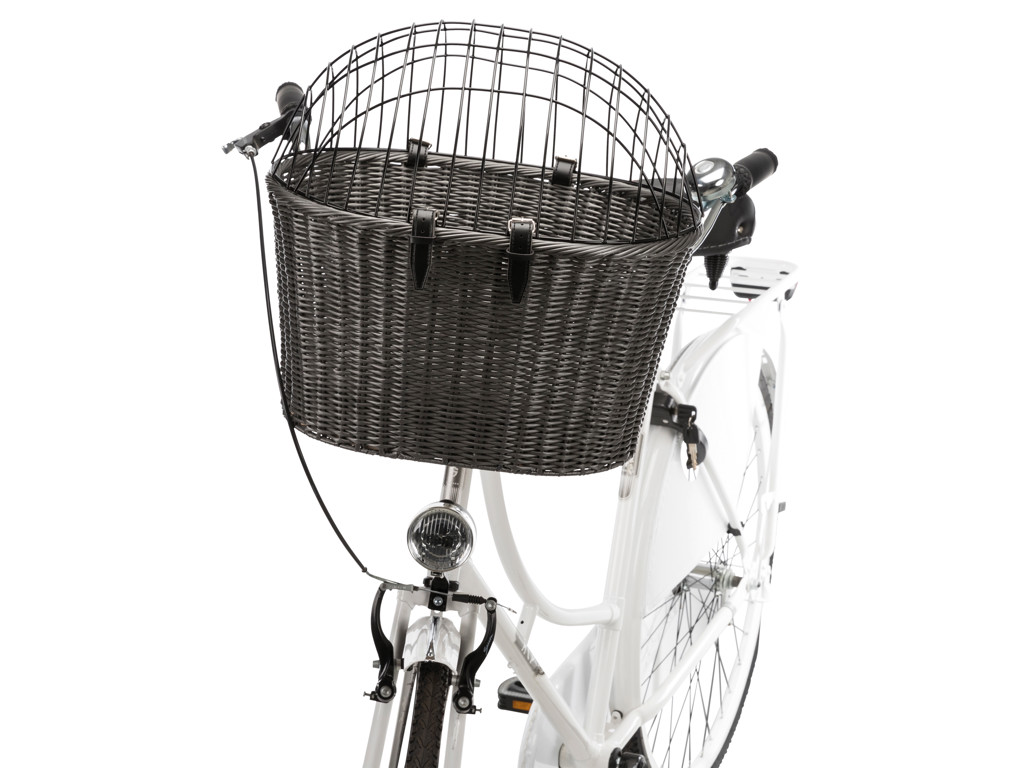 Cykelkurv med gitter, 44 x 34 x 41 cm, anthracite