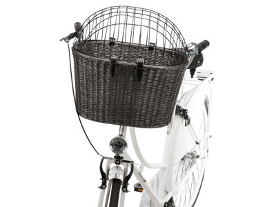 Cykelkurv med gitter, 44 x 34 x 41 cm, anthracite