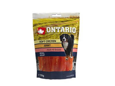 ONTARIO Snack Blød kylling jerky 70g
