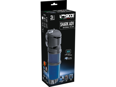 Sicce Shark ADV 800 Intern Filterpumpe – 800 l/h – EU 2-pin – 1,5 m kabel – 220-240V / 50Hz