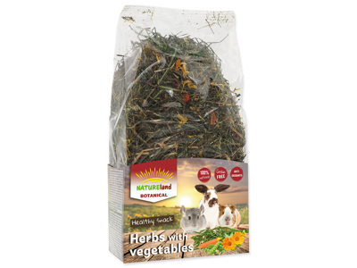 Nature land botaniske urter med grønsager 125g