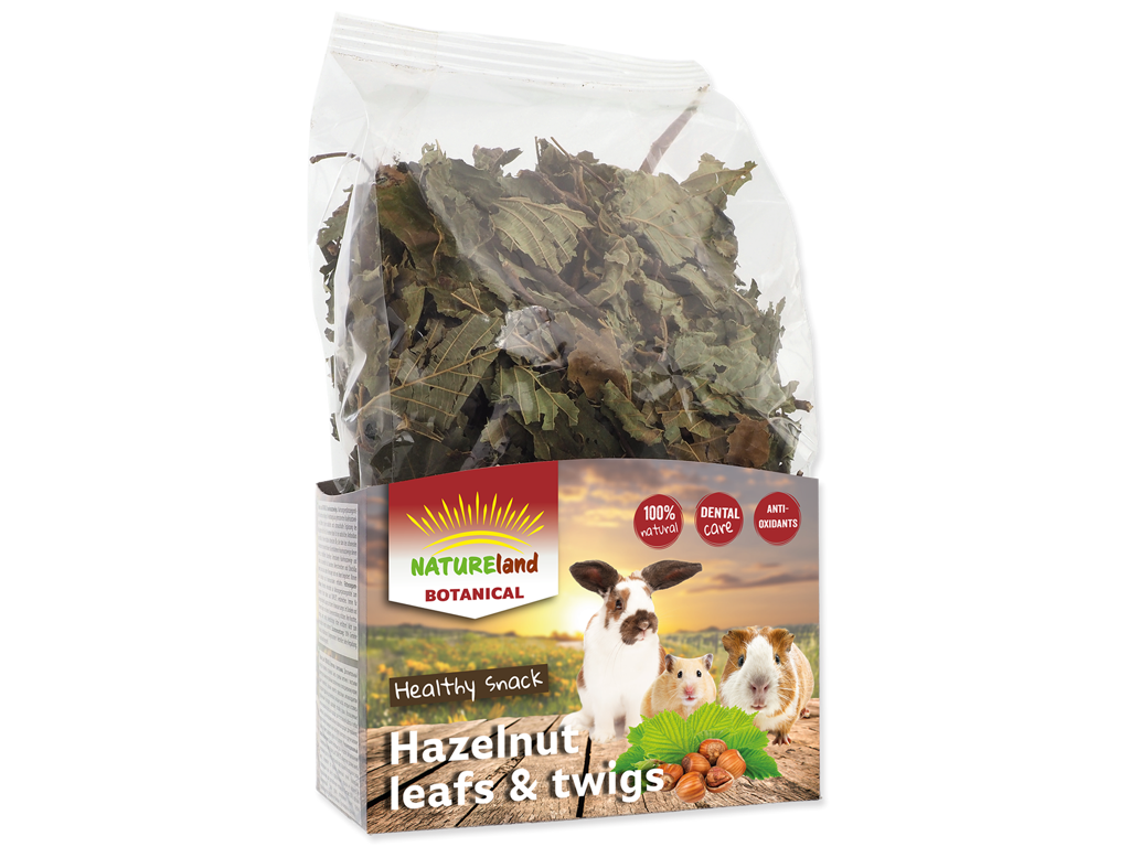 Nature land botanisk hasselnøddeblade & kviste 50g