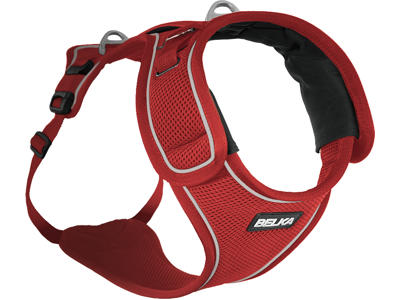 Curli belka sele rød M