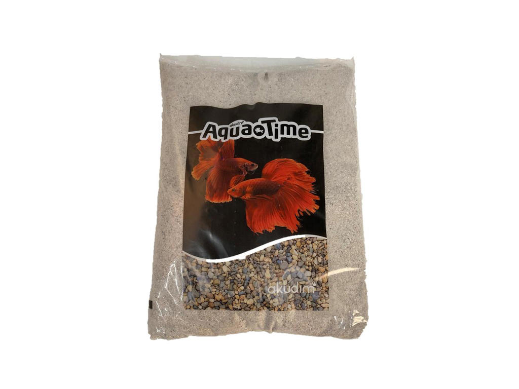Akvariesand 0,1-0,9 mm. 10 kg. hvid