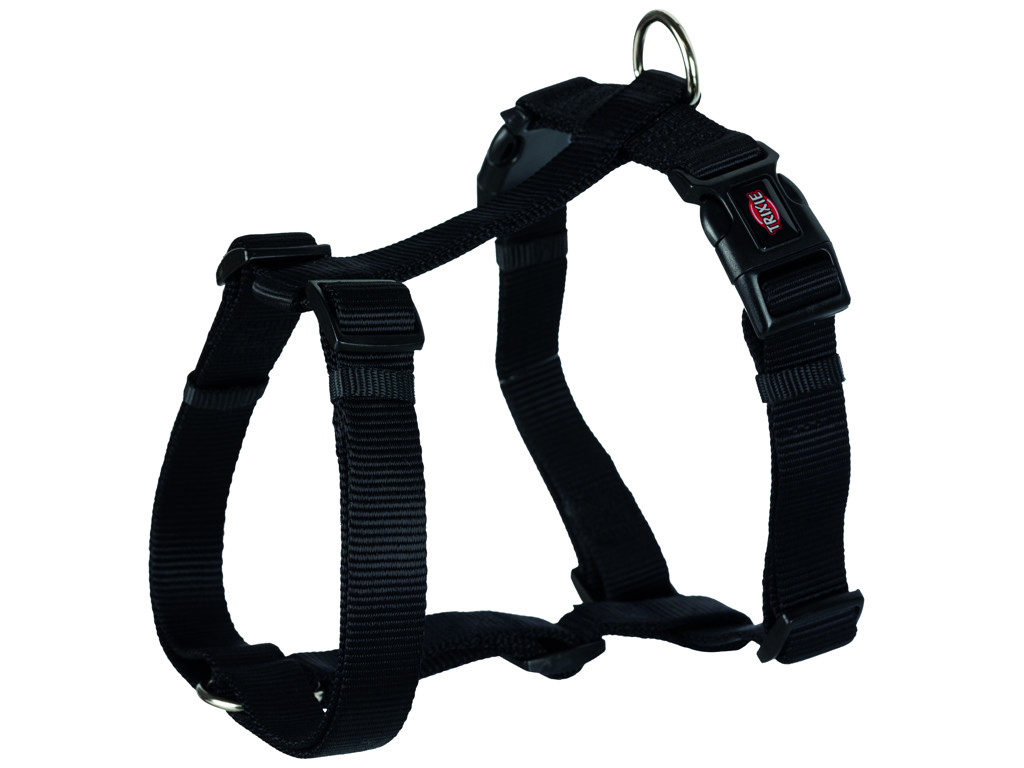 Premium H-sele, XXS: 20-30 cm/10 mm, sort