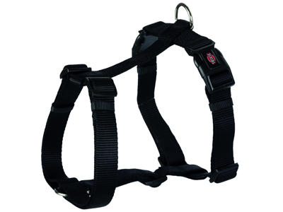 Premium H-sele, XXS: 20-30 cm/10 mm, sort