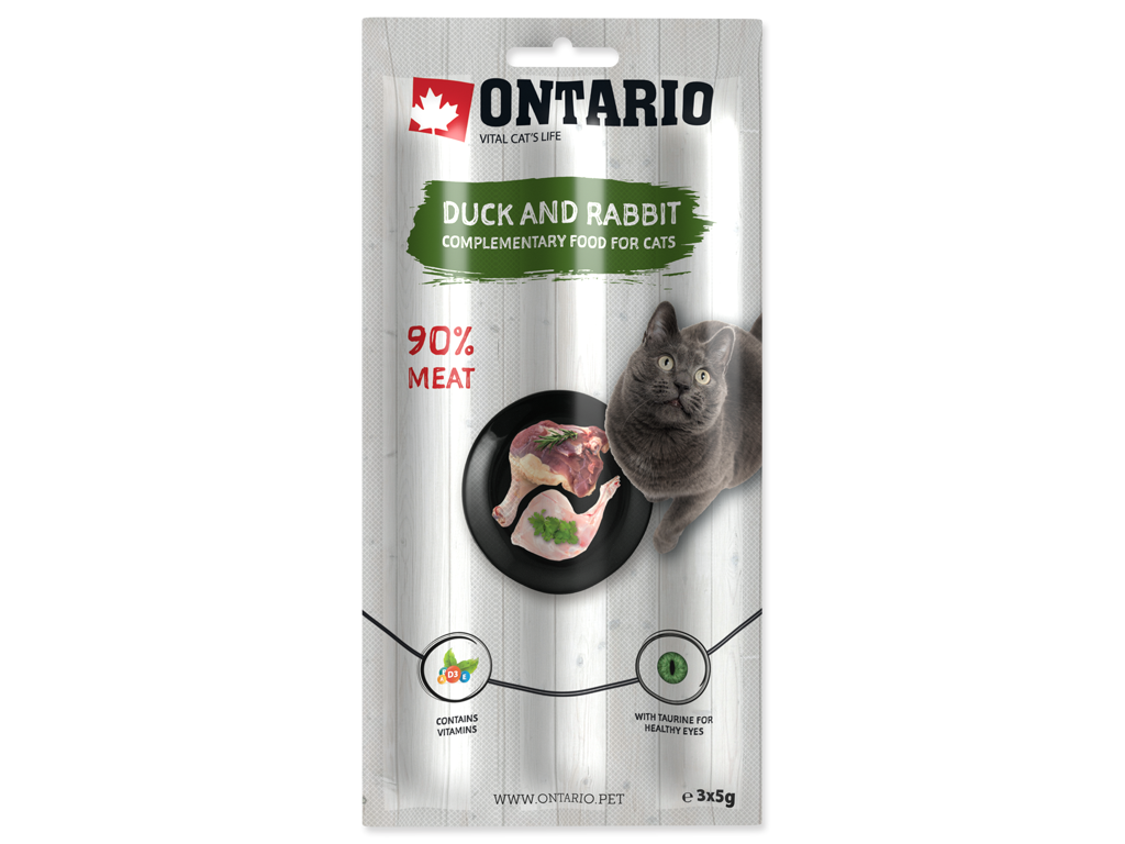 ONTARIO Stick for cats And & Kanin 3x5g