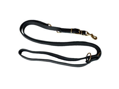 Texas dressurline sort 20 mm. / 220 cm.