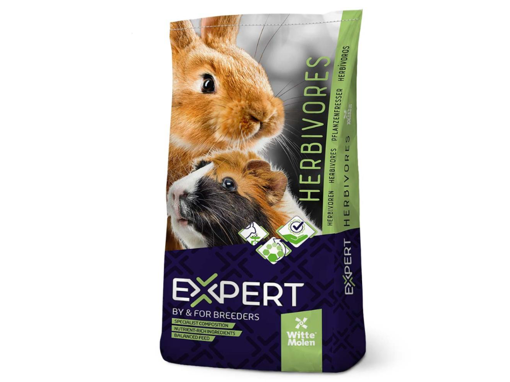 Witte Molen Expert Rabbit Pellets 20 kg – Kaninfoder 16% Protein | Avl & Daglig Fodring