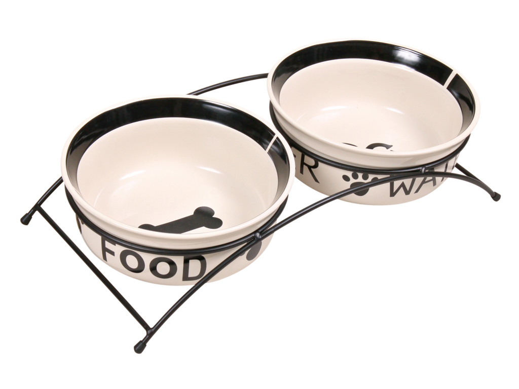 Eat on Feet keramik skålesæt, 2x1,6L, ø20 cm