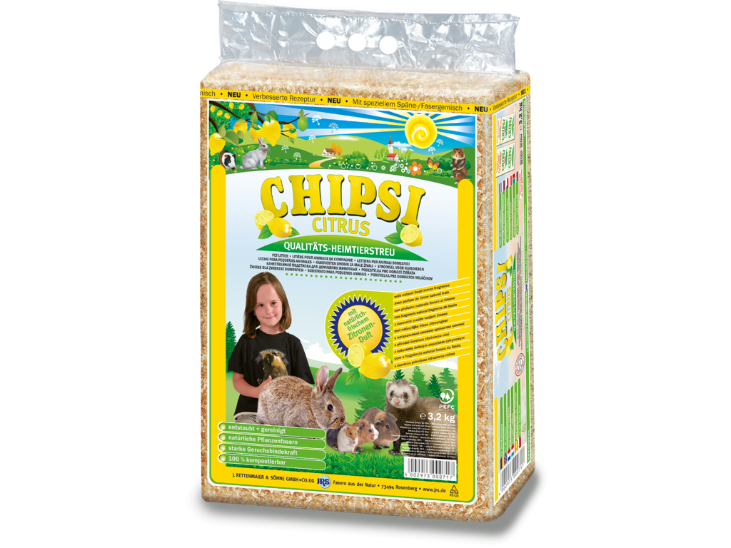 Chipsi citrus spåner 3,2kg