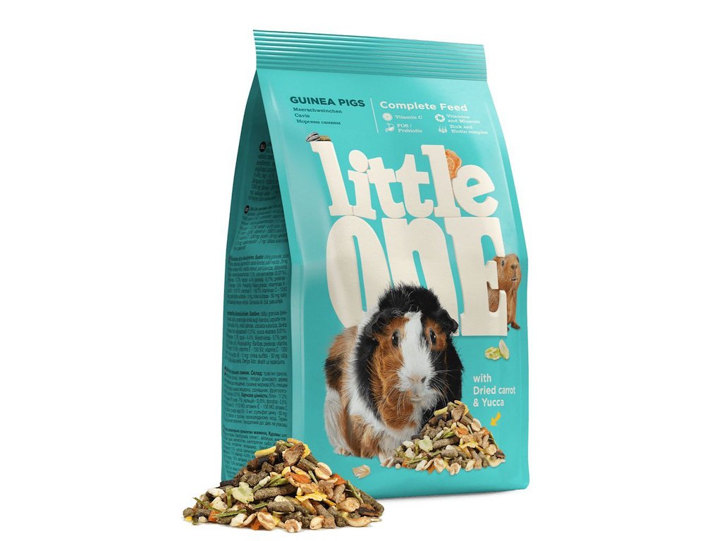 Little One Muesli Marsvin 900 g – Kompletfoder til Marsvin med Gulerod og Yucca