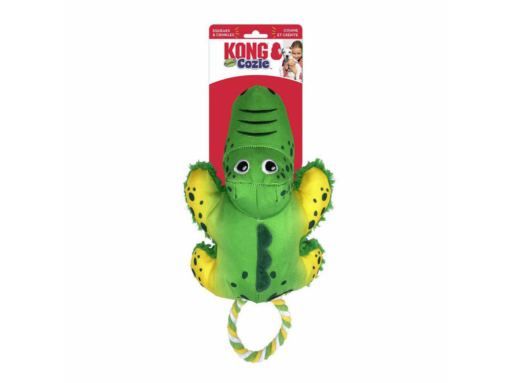 Kong cozie tuggz alligator M/L 35,5x21x13CM