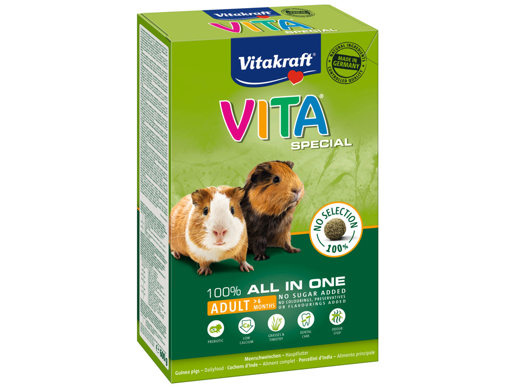 VITAKRAFT VITA SPECIAL MARSVINEFODER  600 G