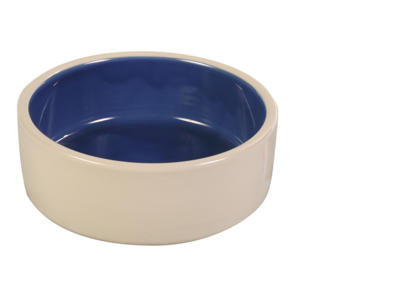 Keramik hundeskål blå ø18cm