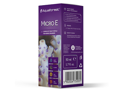 Aquaforest AF Micro E 50 ml – Essentielle Sporstoffer til Koraller og Revakvarier