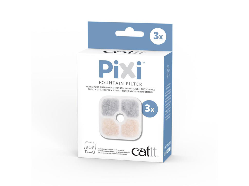 Catit Pixi Filter t/drikkefontæne 3pk.