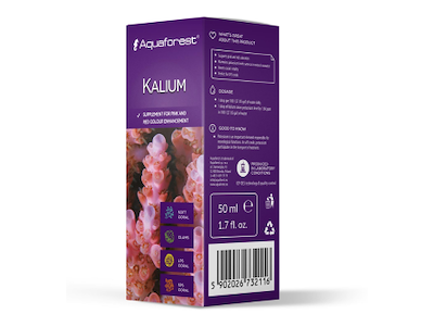 Aquaforest Kalium 250 ml – Kaliumtilskud til SPS Koraller og Revakvarier