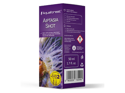 Aquaforest Aiptasia Shot 50 ml – Effektiv Bekæmpelse af Aiptasia og Majano i Saltvandsakvarier