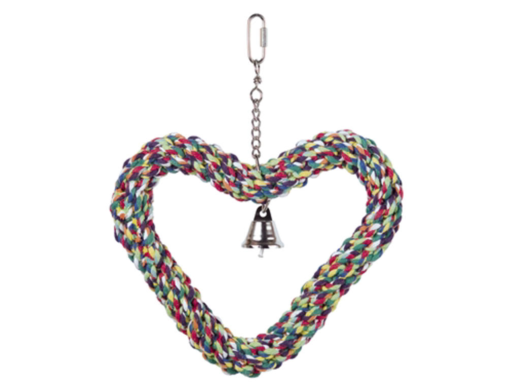 BOMULDSHJERTE, FLEKSIBEL - 27X21 CM