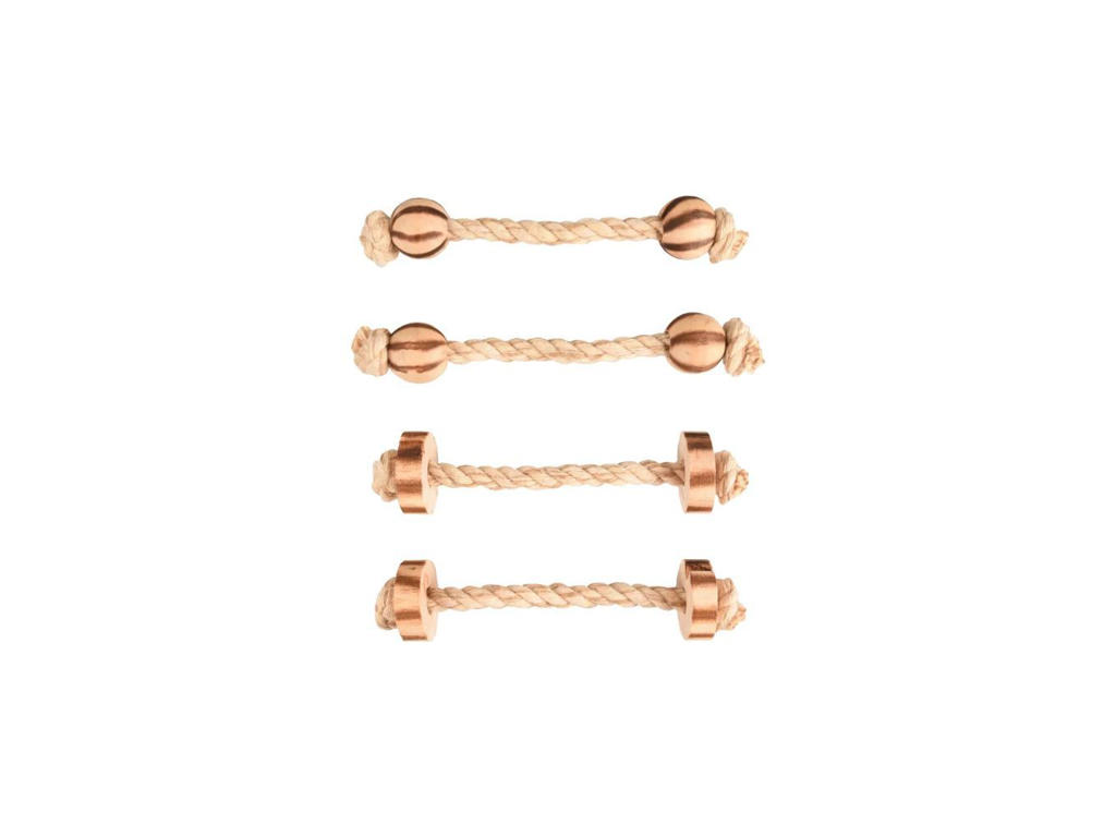 Gnaverlegetøj reb 15cm 4stk